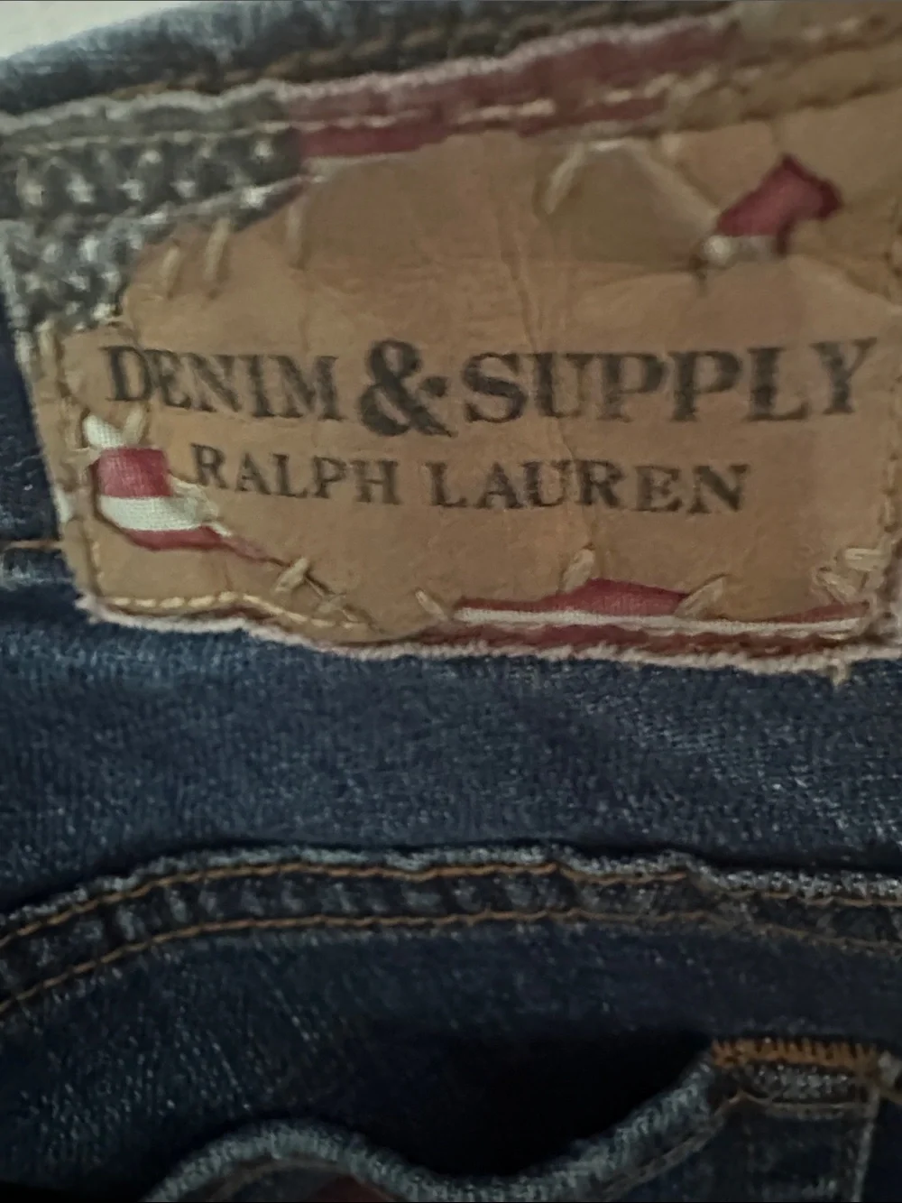 Denim and Supply Ralph Lauren Women's Skinny Jeans in Dark Blue Wash